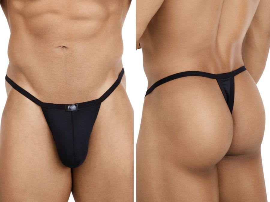 Pikante 26110 PIK 26110 Khonsu Thongs in Sleek Black Color Black