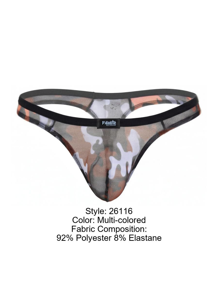 Pikante 26116 PIK 26116 Cam Thongs in Multi-colored Color Multi-colored