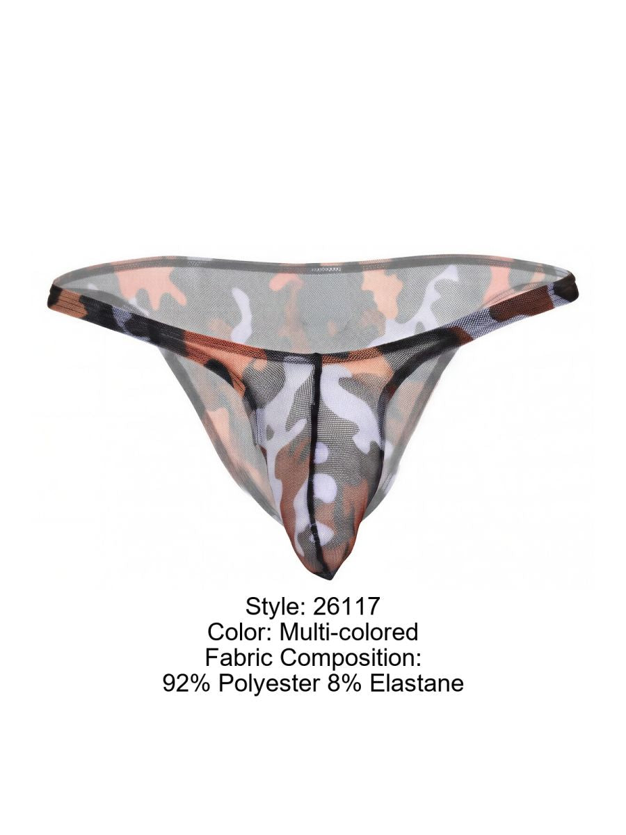 Pikante 26117 PIK 26117 Cam Multi-colored Men's Bikini Underwear Color Multi-colored
