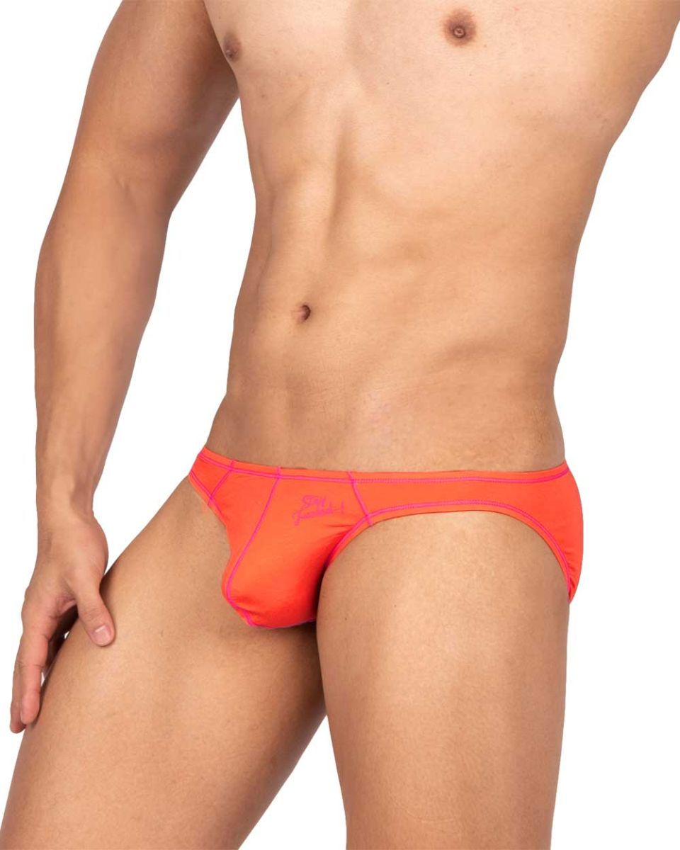 Private Structure EPUS4563 Prime Eutopia Bikini Brief Color Tangarine