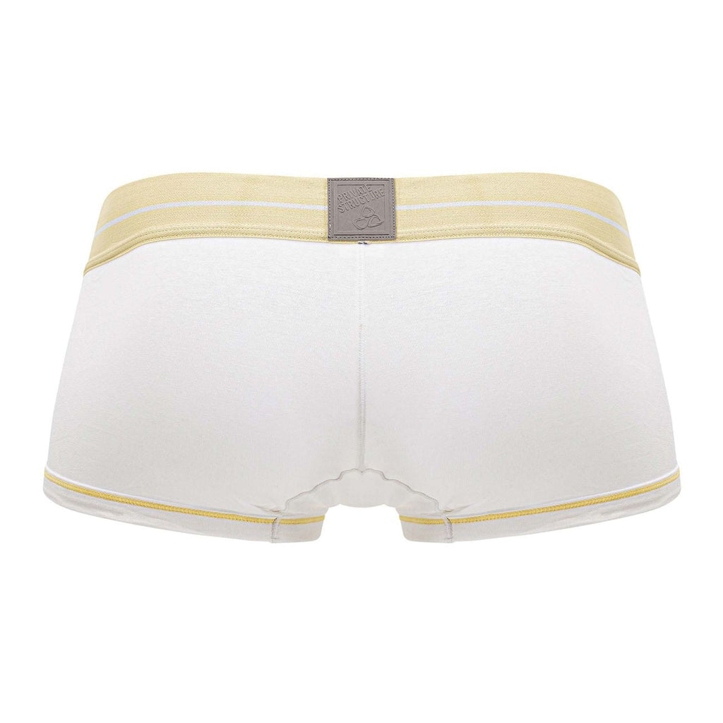 Private Structure MOUX4103 Mo Lite Mid Waist Trunks Color White