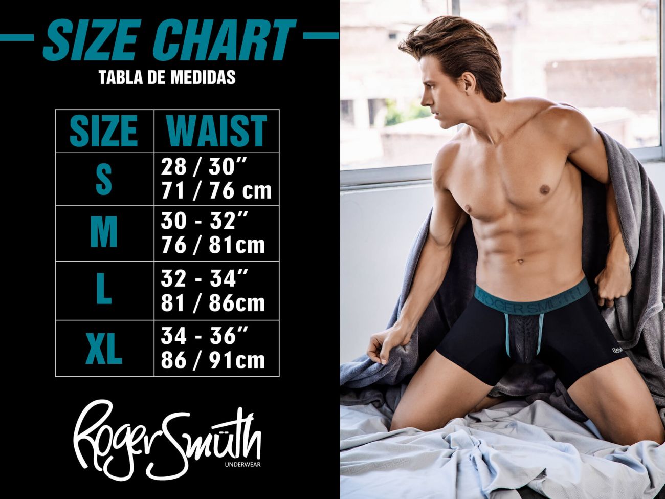 Roger Smuth RS072 Trunks Color White