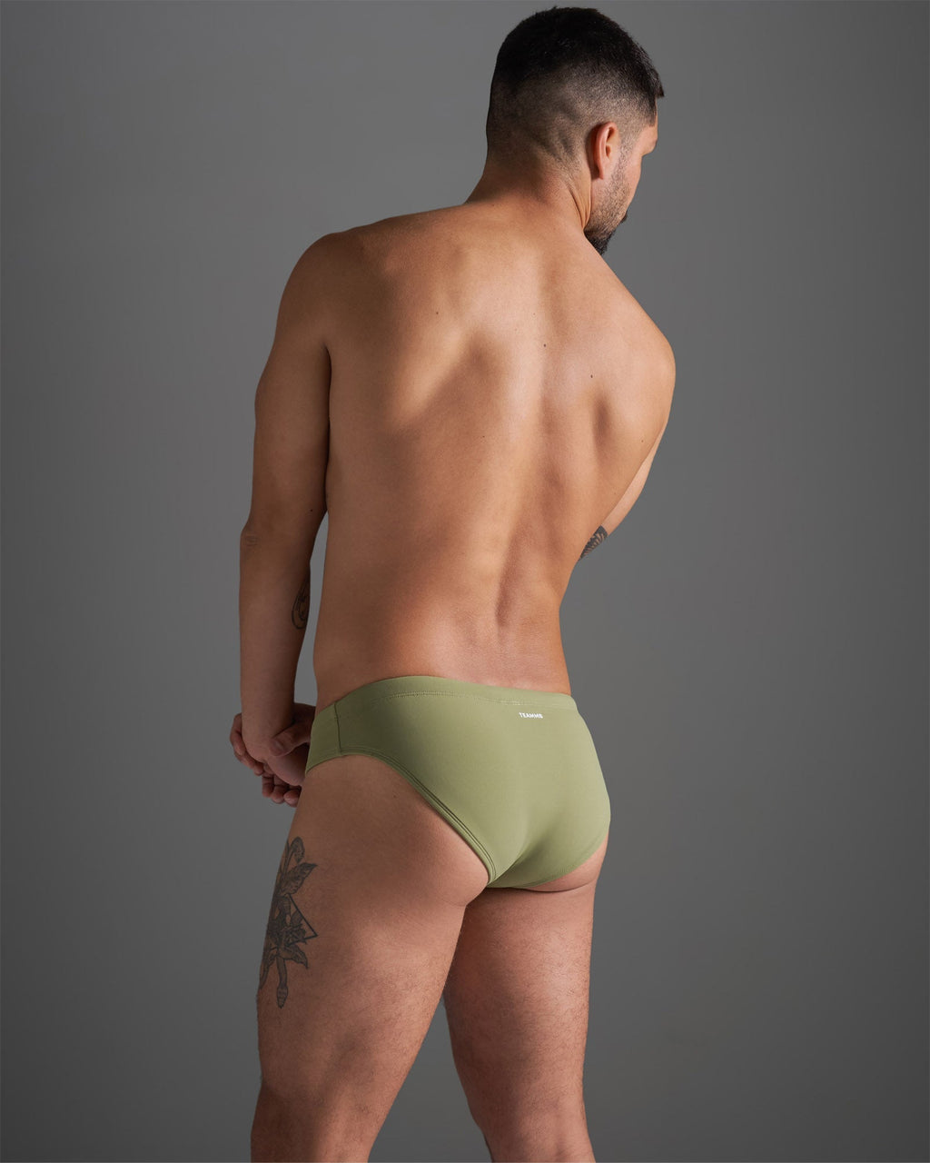 TEAMM8 Standard Swim Brief - Army