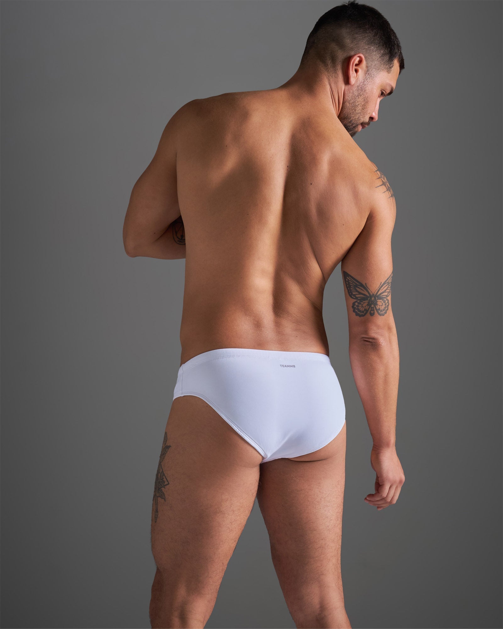 TEAMM8 Standard Swim Brief - White