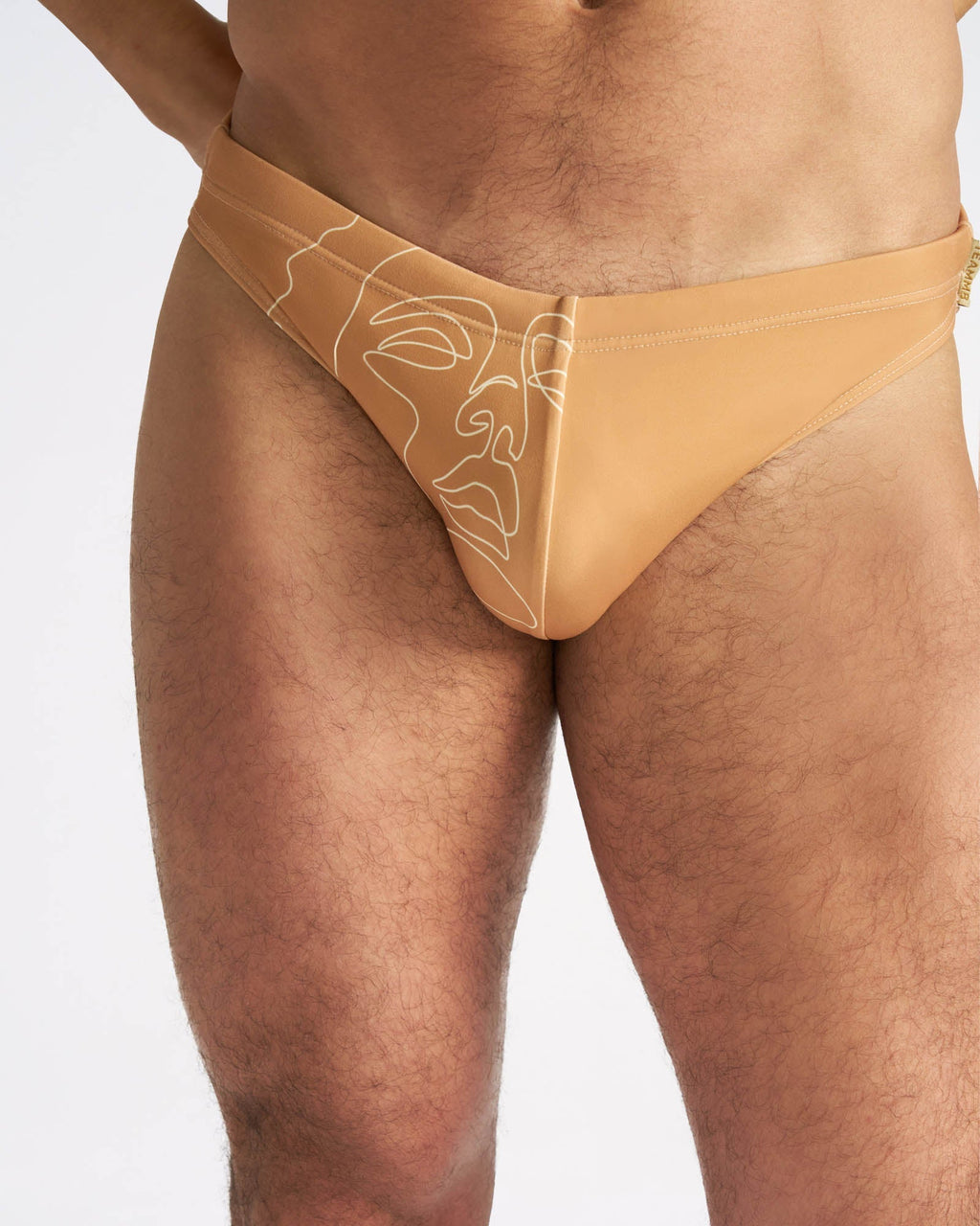 Kouros Bikini Swim Brief - Dune