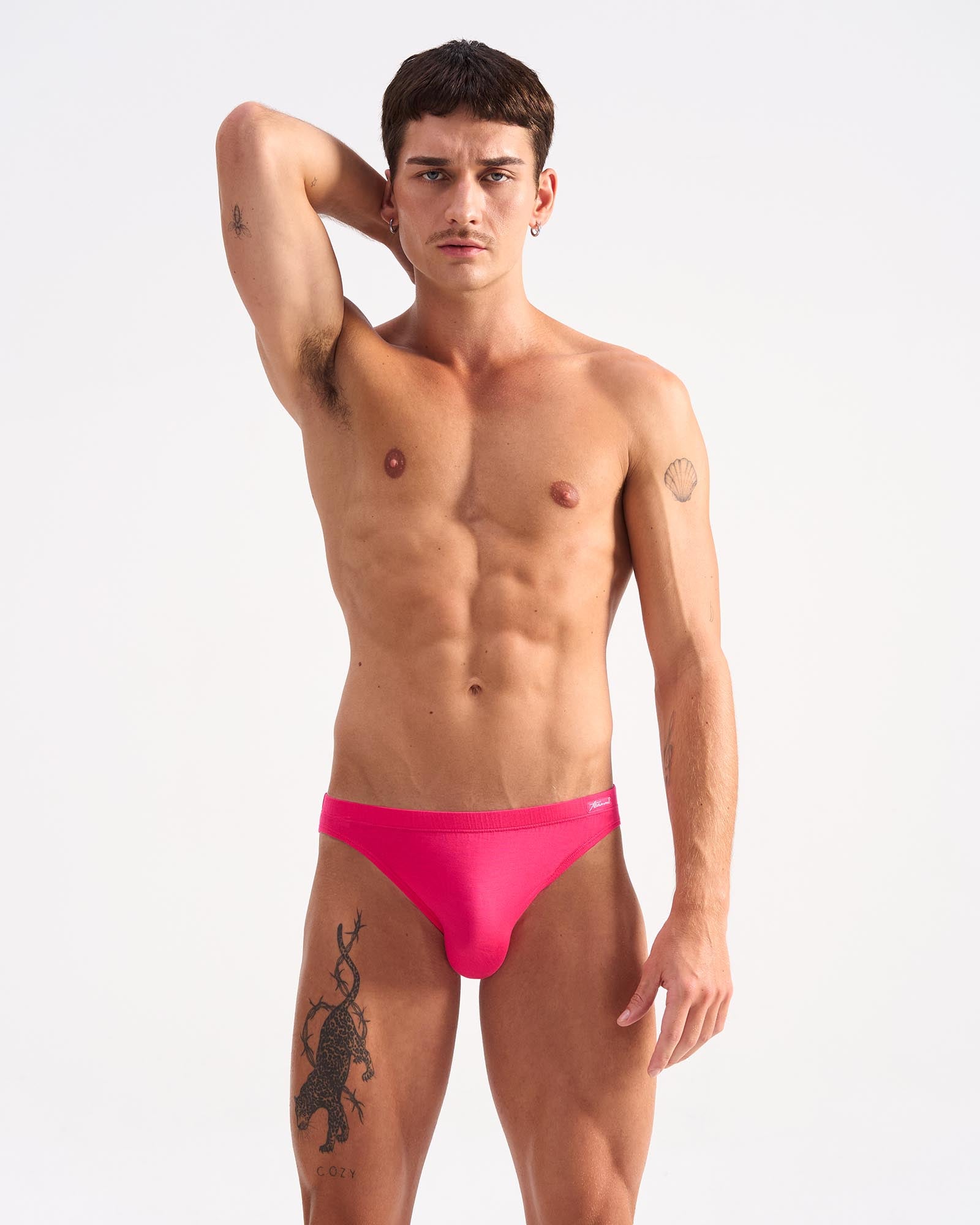 Body Bamboo Bikini Brief - Fuchsia