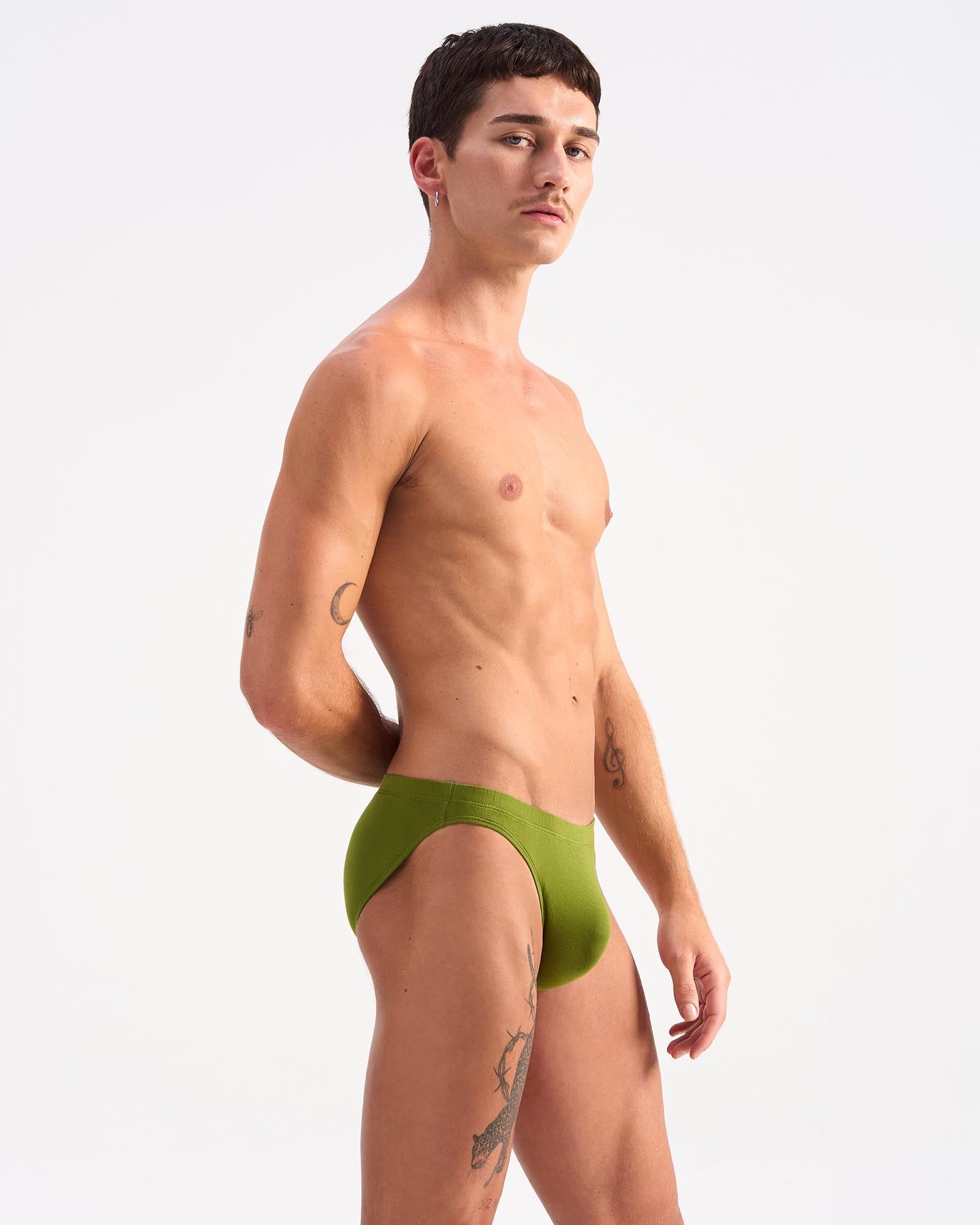Body Bamboo Bikini Brief - Fern Green