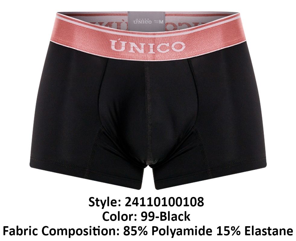 Unico 24110100108 Oro Rosa Trunks Color 99-Black