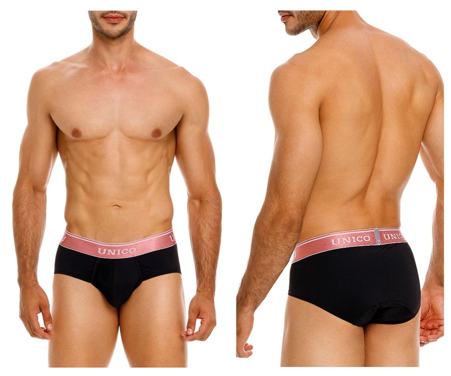 Unico 24110101108 Oro Rosa Briefs Color 99-Black