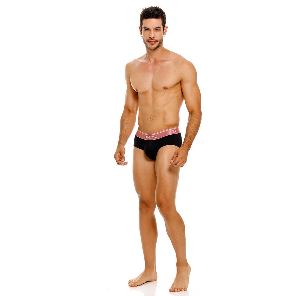 Unico 24110101108 Oro Rosa Briefs Color 99-Black