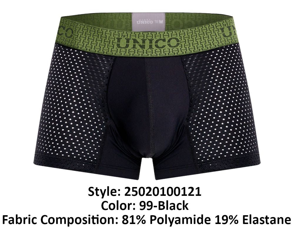 Unico 25020100121 Tribunal Trunks Color 99-Black