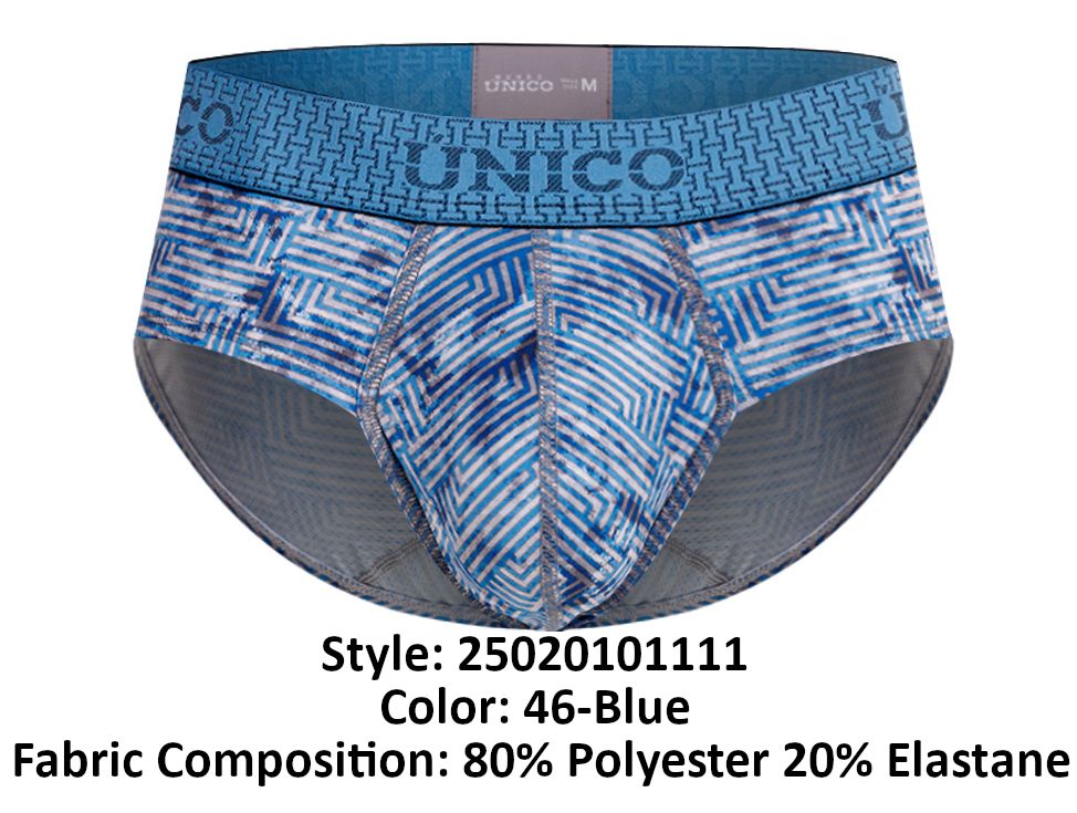 Unico 25020101111 Ostion Briefs Color 46-Blue