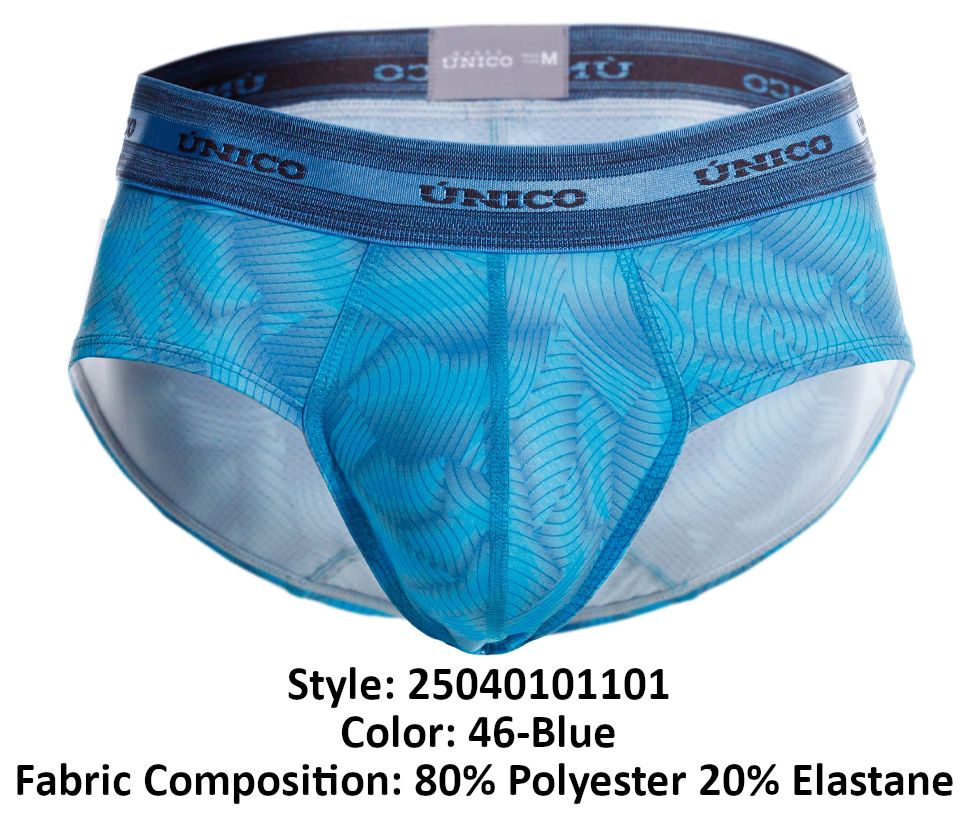 Unico 25040101101 Estraza Briefs Color 46-Blue