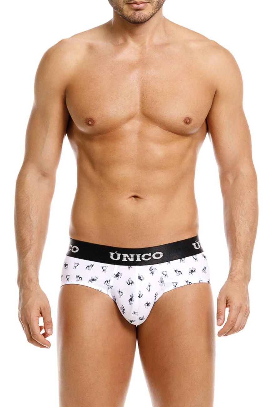 Unico 25040101130 Frenchis Briefs Color 00-White