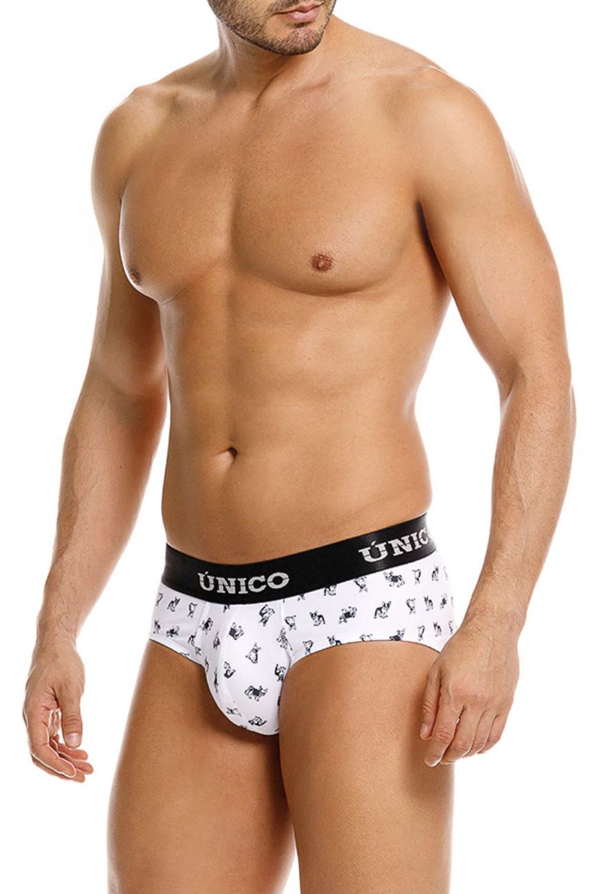 Unico 25040101130 Frenchis Briefs Color 00-White
