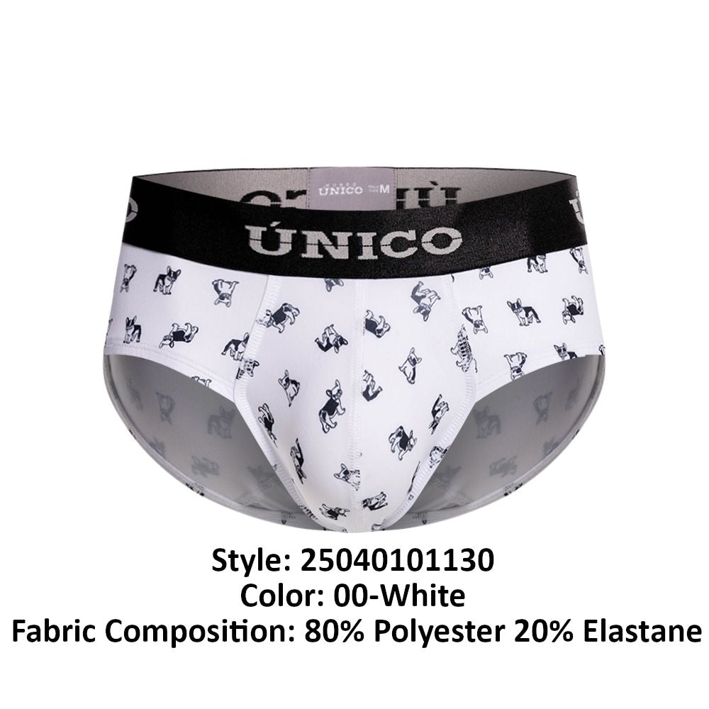 Unico 25040101130 Frenchis Briefs Color 00-White
