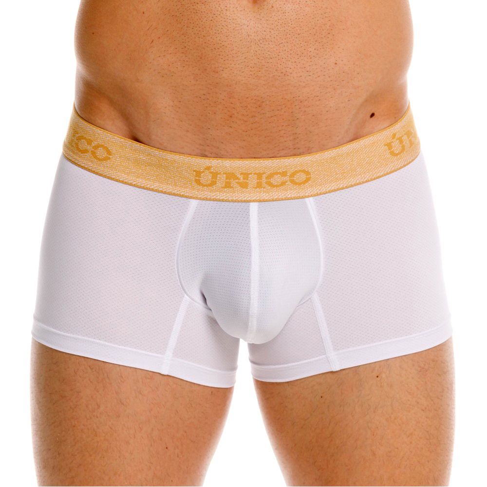 Unico 26040100125 Amber Trunks Color 00-White - Premium Athletic Fit