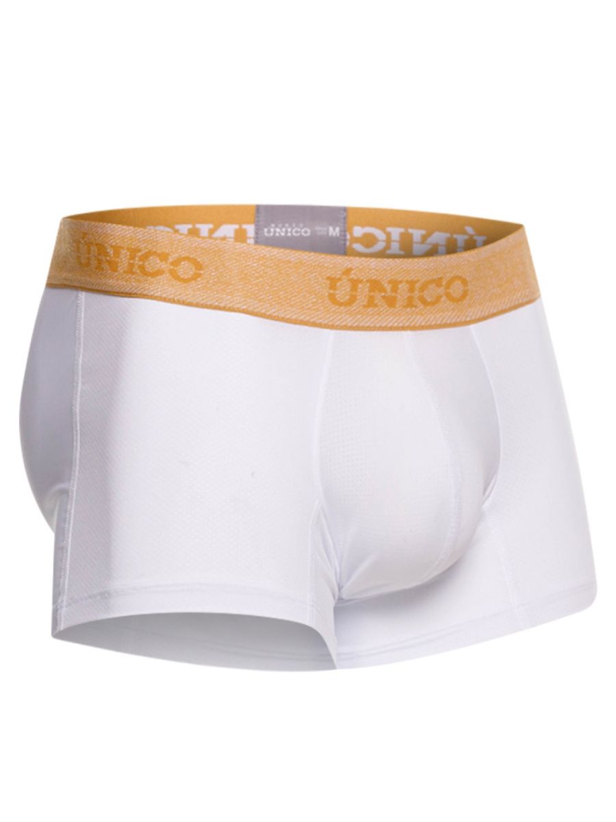 Unico 26040100125 Amber Trunks Color 00-White - Premium Athletic Fit