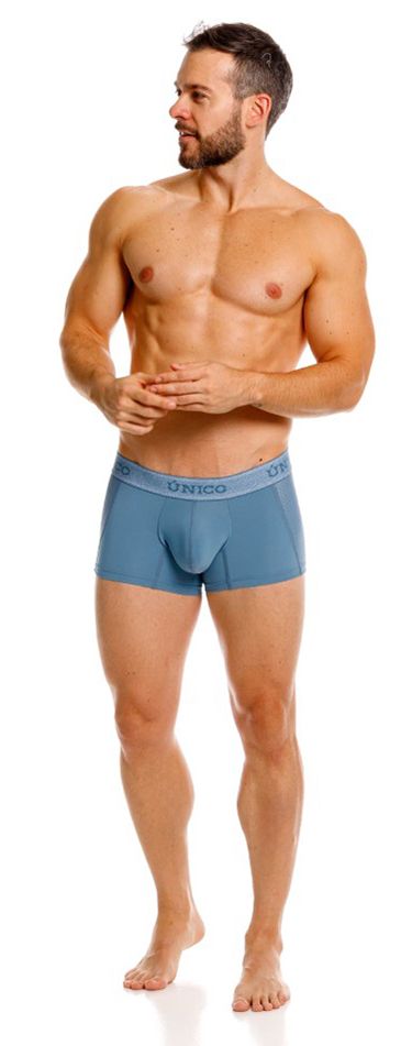 Unico 26040100127 Classic Trunks Color 46-Blue - Premium Athletic Comfort