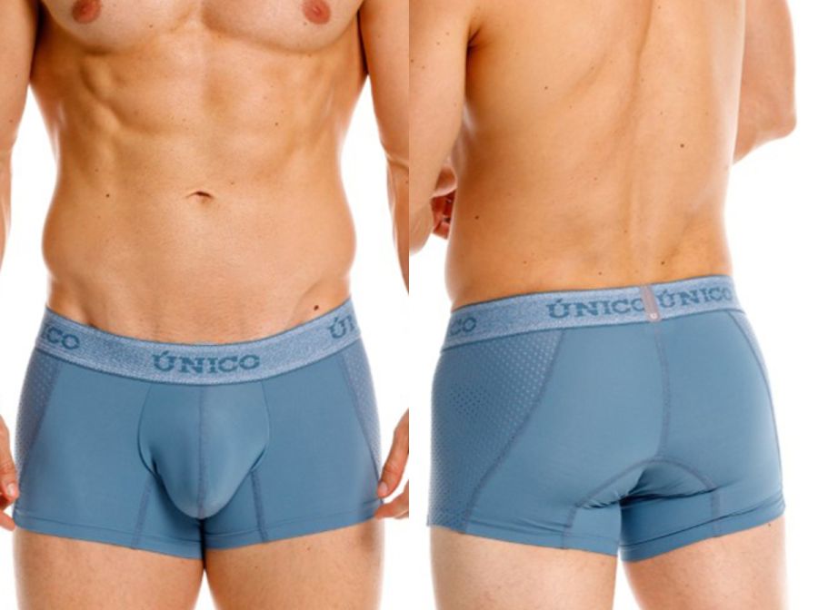 Unico 26040100127 Classic Trunks Color 46-Blue - Premium Athletic Comfort