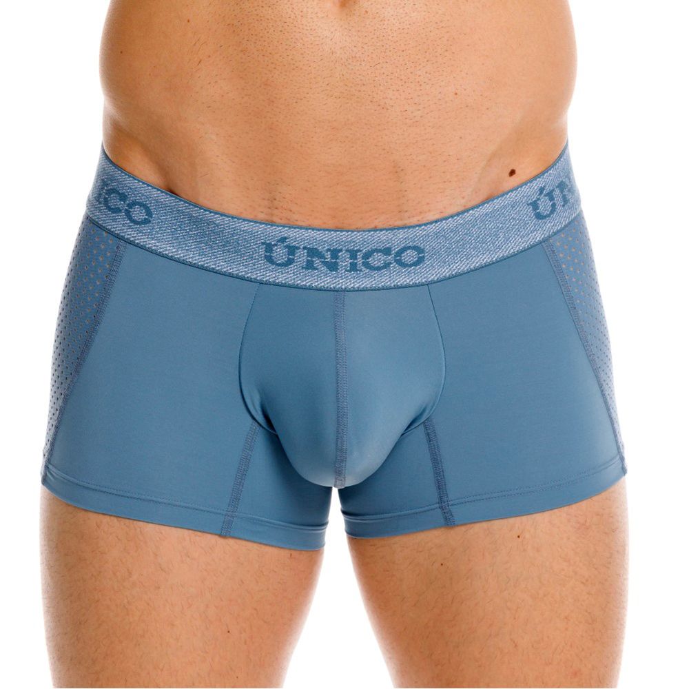 Unico 26040100127 Classic Trunks Color 46-Blue - Premium Athletic Comfort