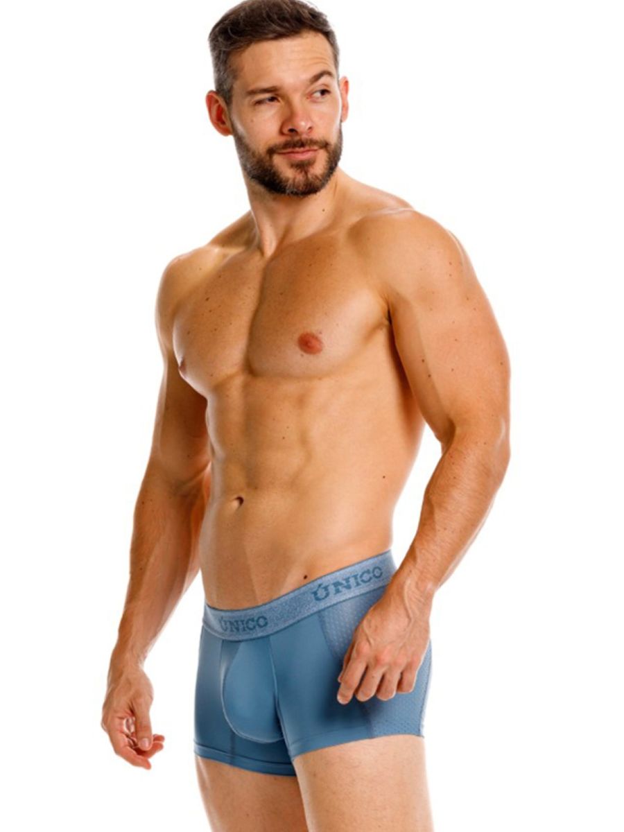 Unico 26040100127 Classic Trunks Color 46-Blue - Premium Athletic Comfort