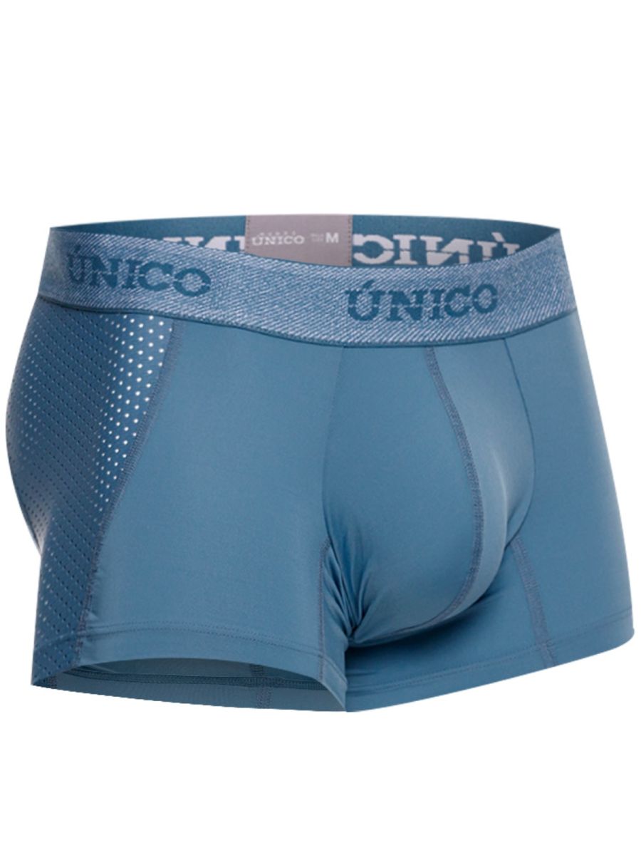 Unico 26040100127 Classic Trunks Color 46-Blue - Premium Athletic Comfort