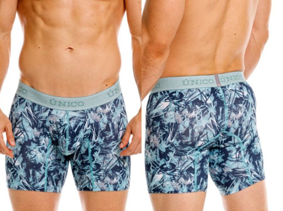 Unico 26040100212 Tags Boxer Briefs in Color 43-Blue