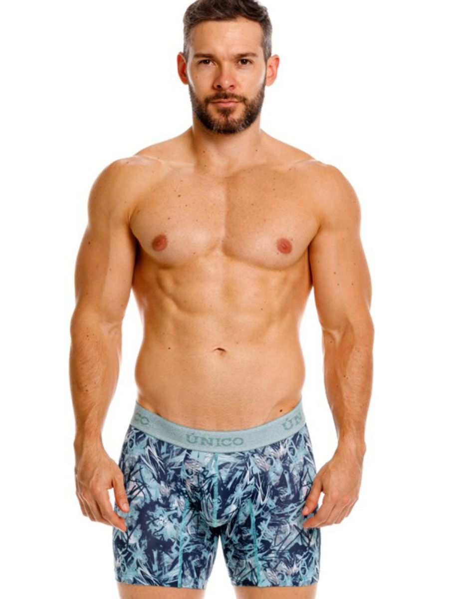 Unico 26040100212 Tags Boxer Briefs in Color 43-Blue