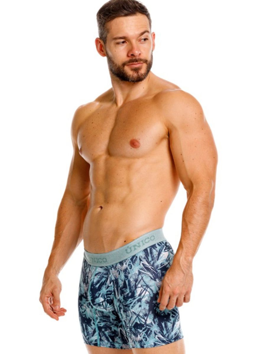 Unico 26040100212 Tags Boxer Briefs in Color 43-Blue