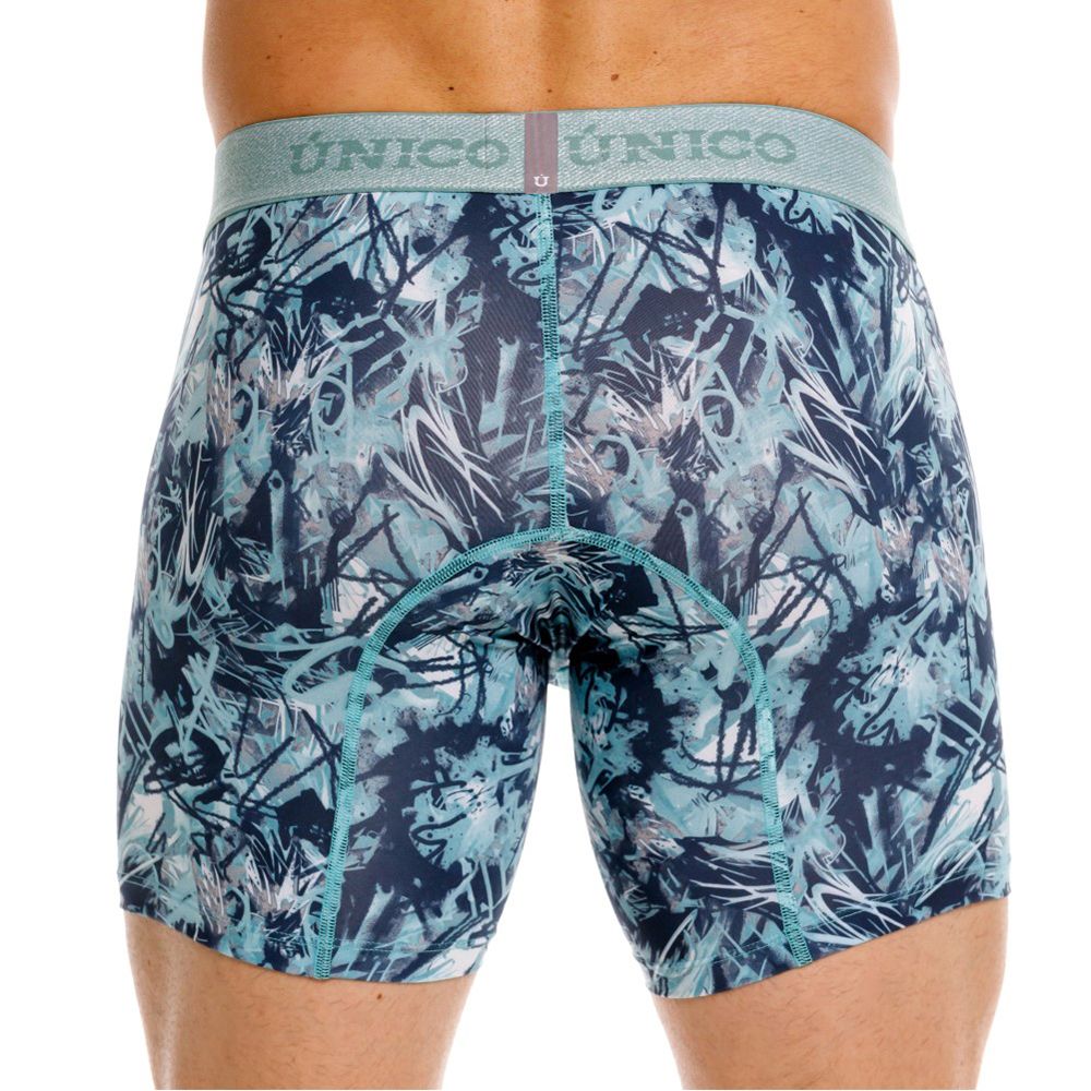 Unico 26040100212 Tags Boxer Briefs in Color 43-Blue
