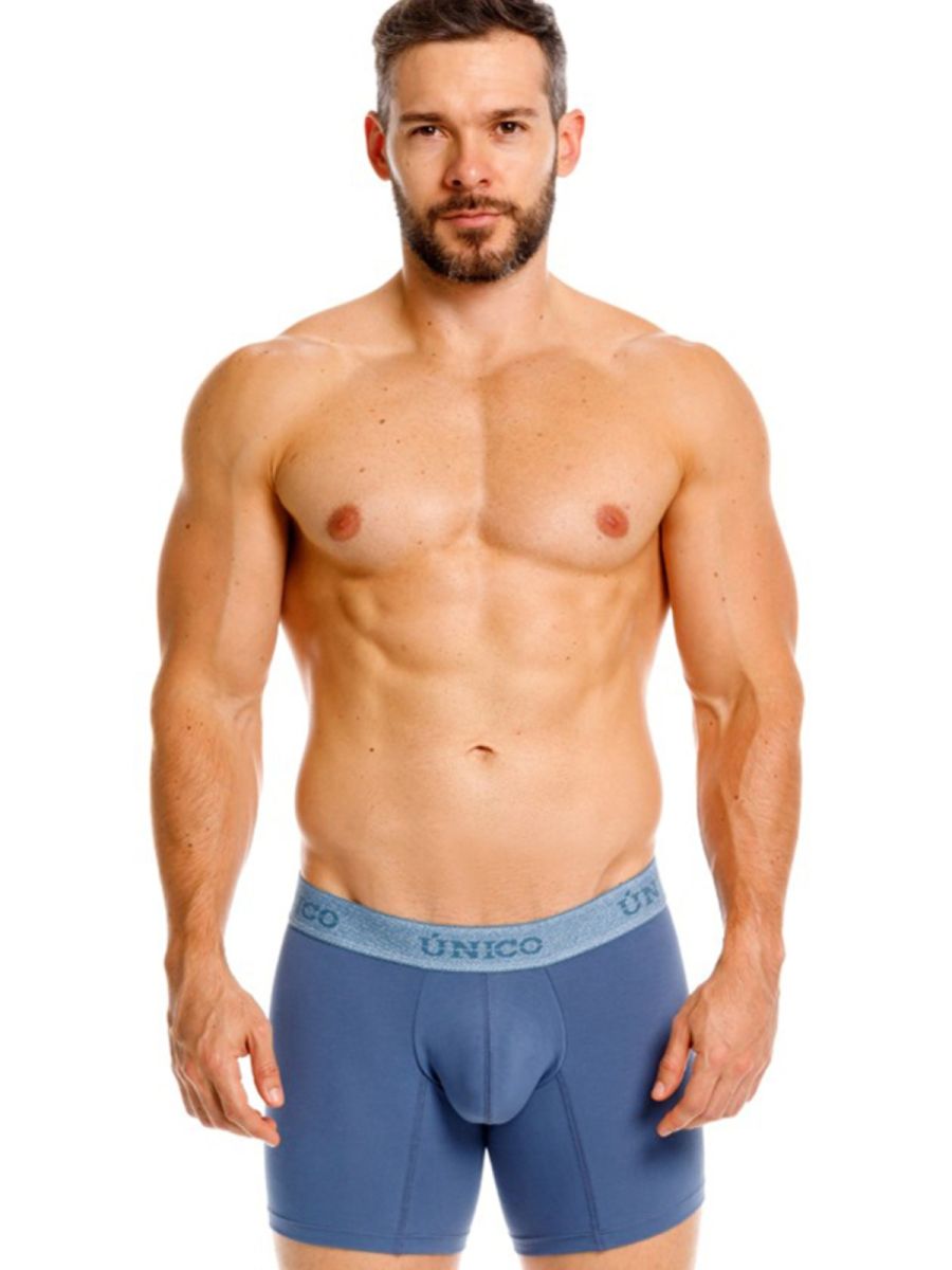 Unico 26040100217 Classic Boxer Briefs in Teal - Premium Comfort and Style Color 46-Teal