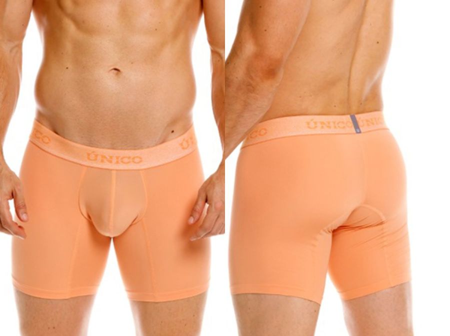 Unico 26040100222 Classic Boxer Briefs in Apricot - Essential Comfort Color 40-Apricot
