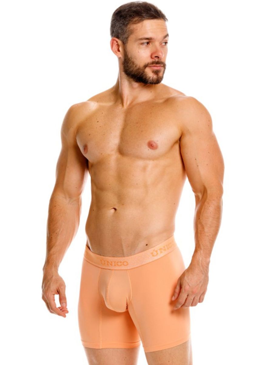 Unico 26040100222 Classic Boxer Briefs in Apricot - Essential Comfort Color 40-Apricot