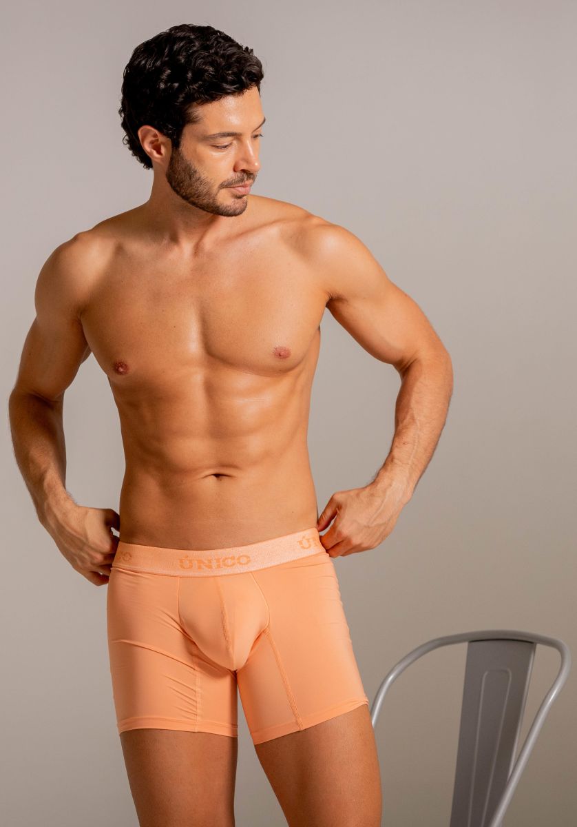 Unico 26040100222 Classic Boxer Briefs in Apricot - Essential Comfort Color 40-Apricot
