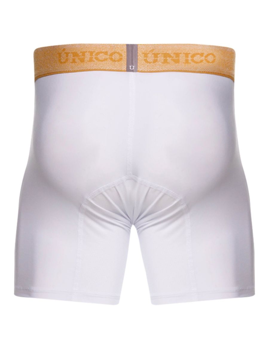Unico 26040100225 Amber Boxer Briefs Color 00-White: Premium Comfort
