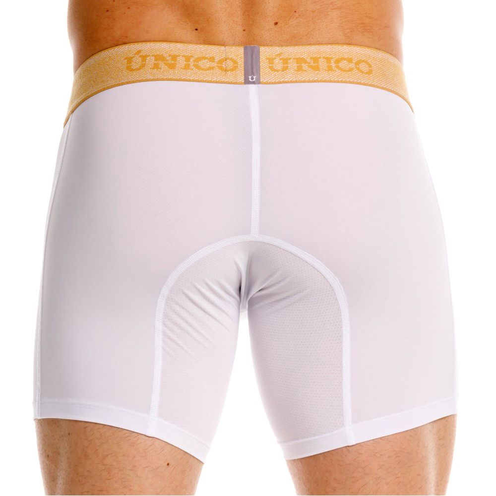 Unico 26040100225 Amber Boxer Briefs Color 00-White: Premium Comfort