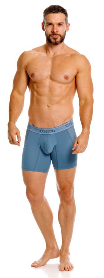 Unico 26040100227 Classic Boxer Briefs Color 46-Blue - Premium Comfort and Fit