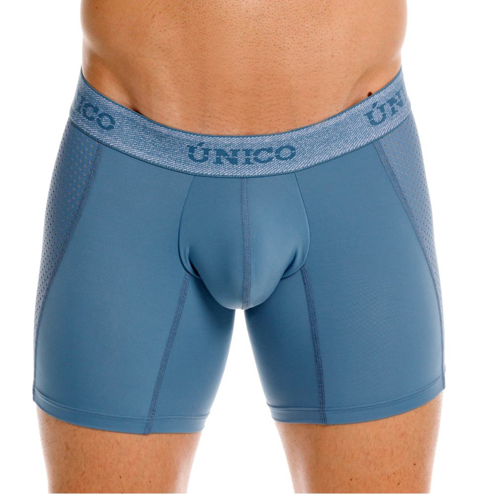 Unico 26040100227 Classic Boxer Briefs Color 46-Blue - Premium Comfort and Fit