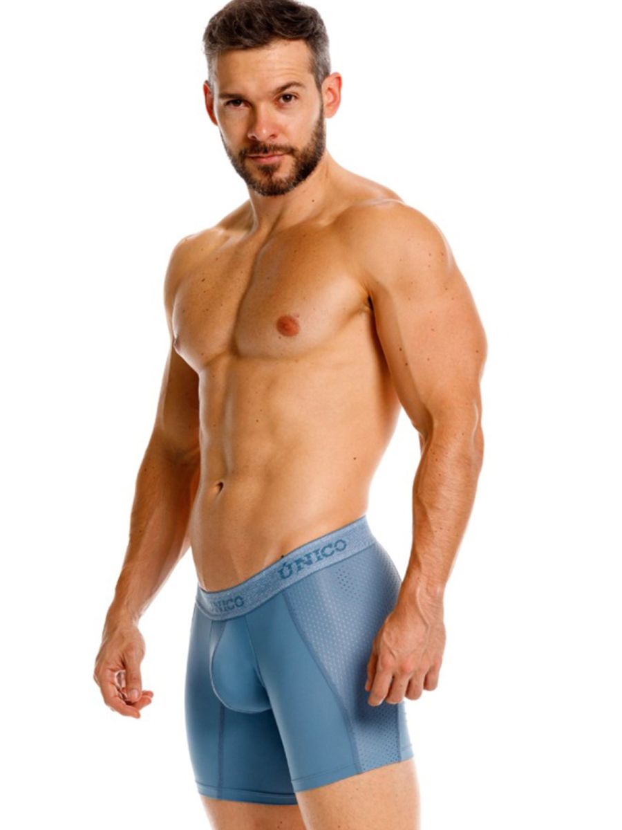 Unico 26040100227 Classic Boxer Briefs Color 46-Blue - Premium Comfort and Fit