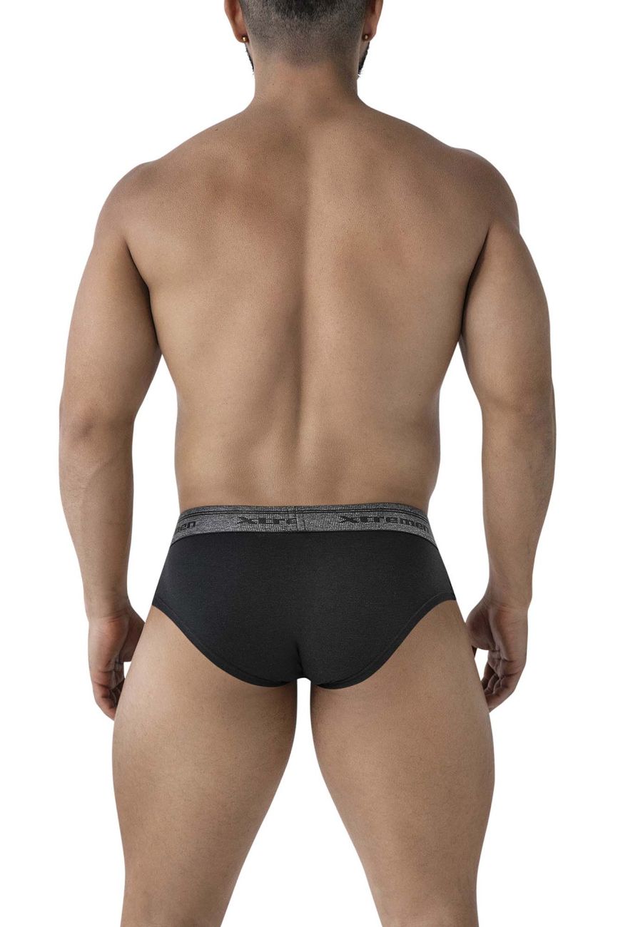 Xtremen Men's Underwear 41315 Cotton Blend Briefs Color Black
