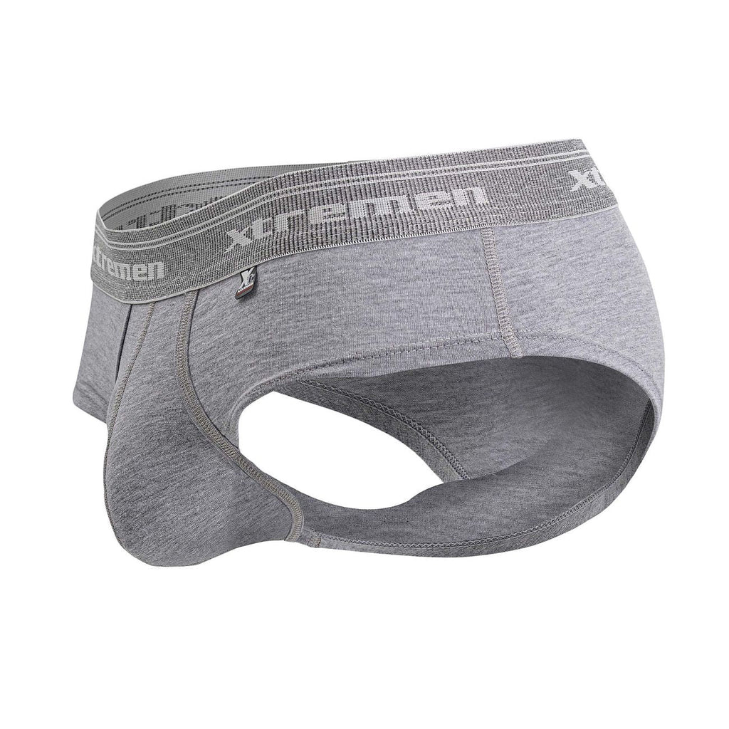 Xtremen Men's Underwear 41315 Cotton Blend Briefs Color Jasper Gray