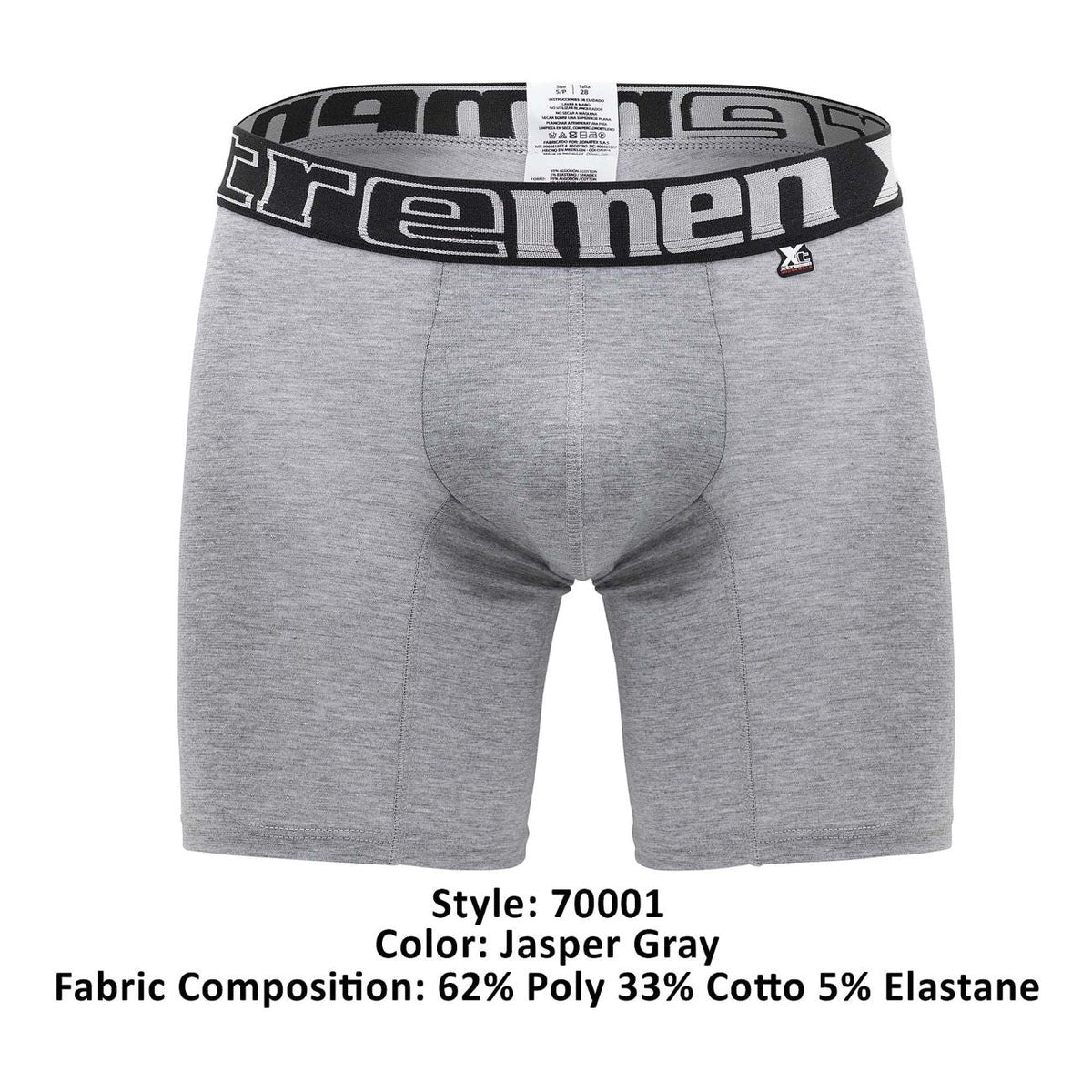 Xtremen Men's Underwear 70001 Plus color Gray