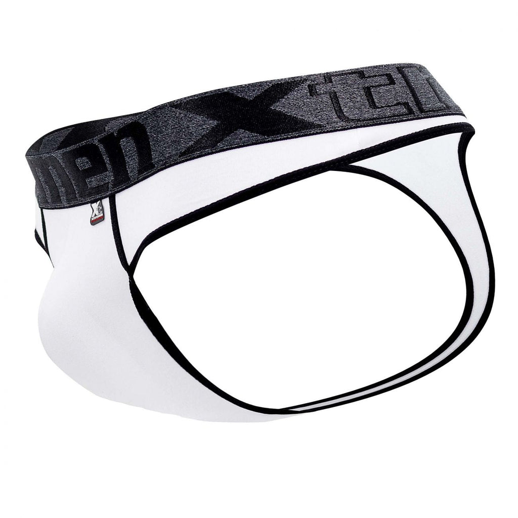 Xtremen Men's Underwear 91101X Microfiber Thongs Color White