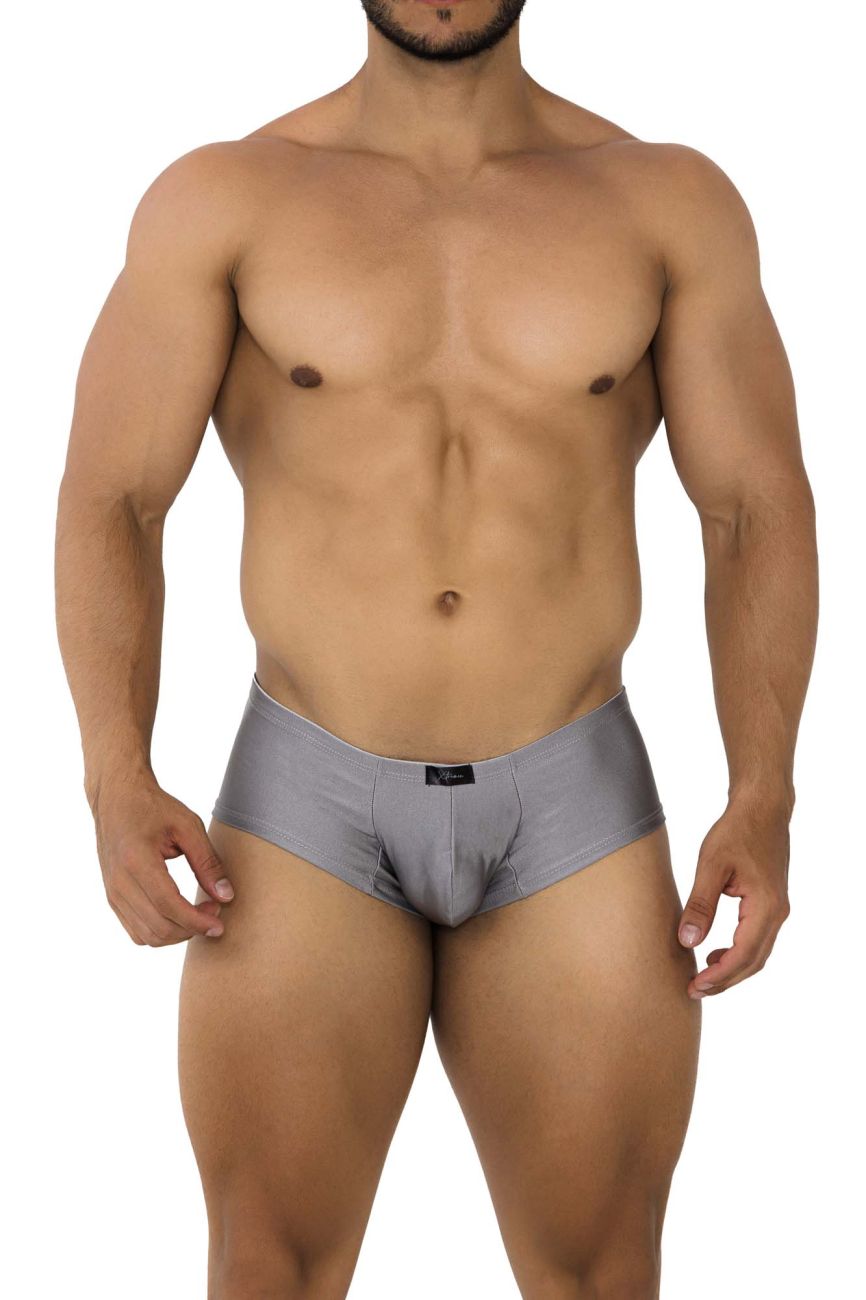 Xtremen Men's Underwear 91180 Microfiber Trunks Color Silver