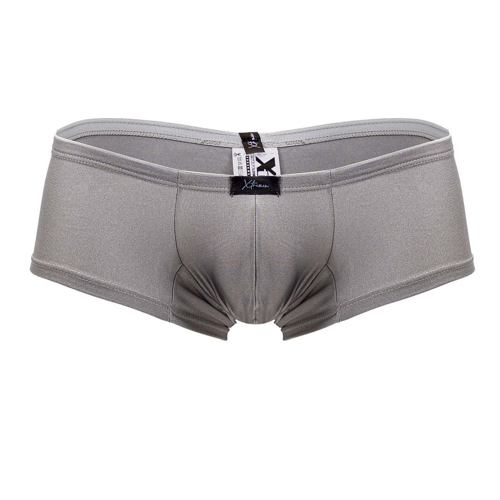 Xtremen Men's Underwear 91180 Microfiber Trunks Color Silver