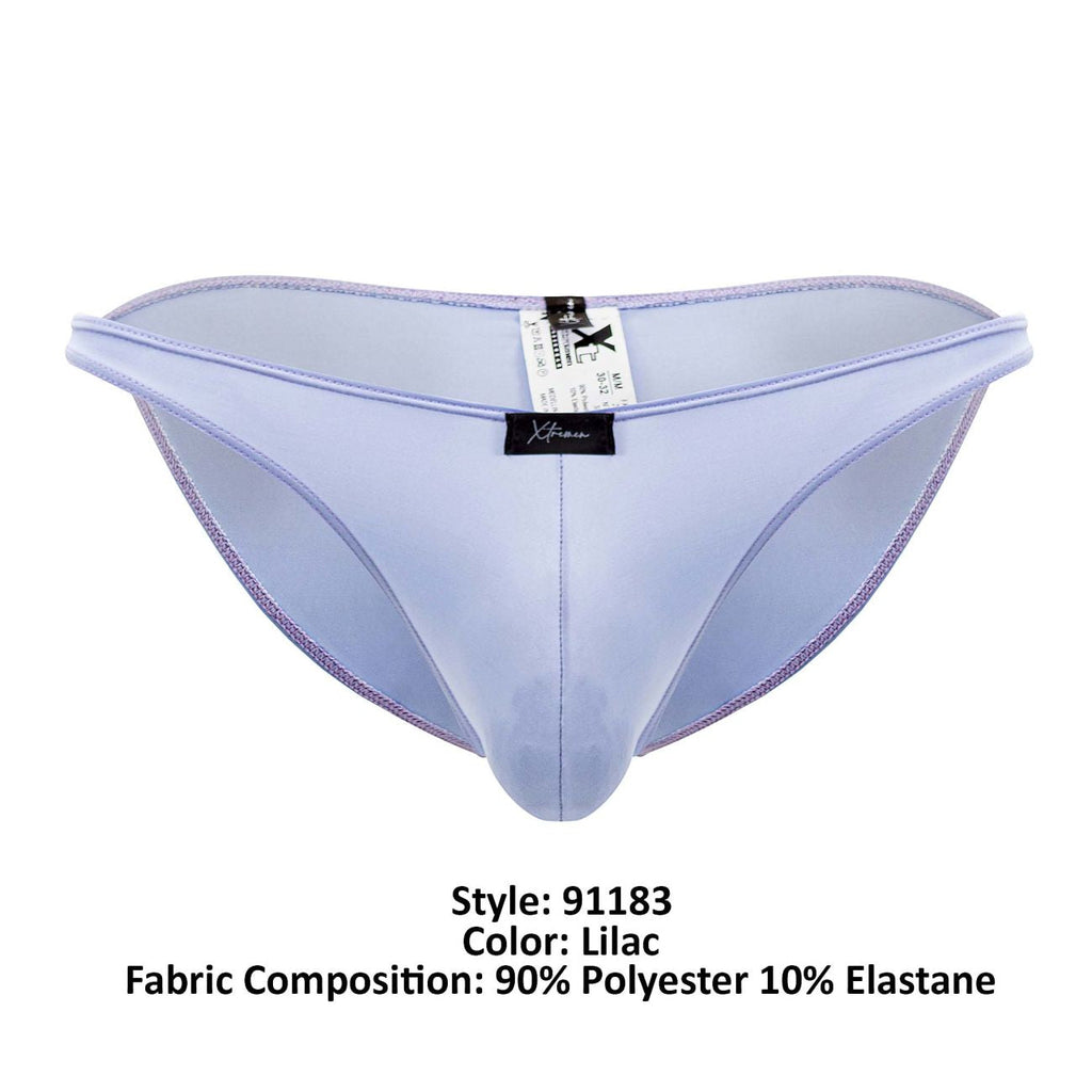 Xtremen Men's Underwear 91183 Microfiber Bikini Color Lilac