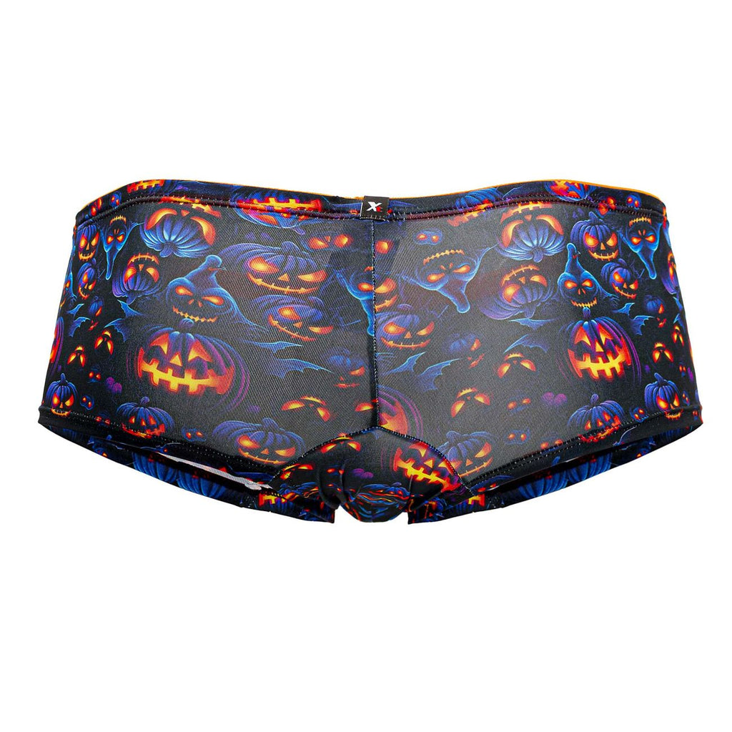 Xtremen Men's Underwear 91193 Printed Trunks Color Pumpkins