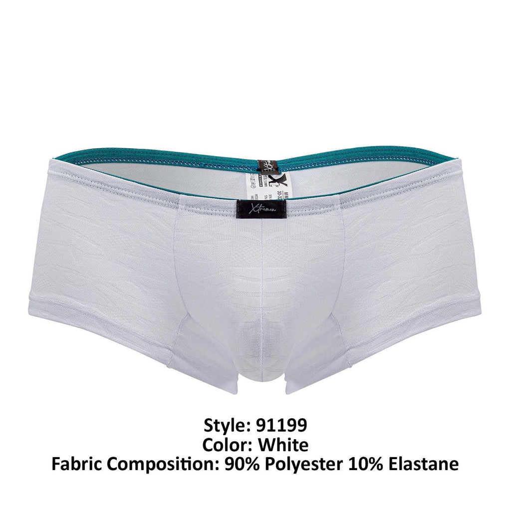 Xtremen 91199 Jacquard Trunks Color White