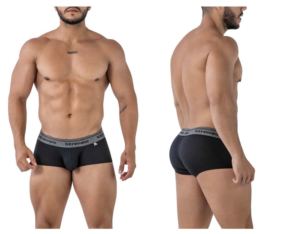Xtremen 91205B Cotton Blend Trunks Color Black